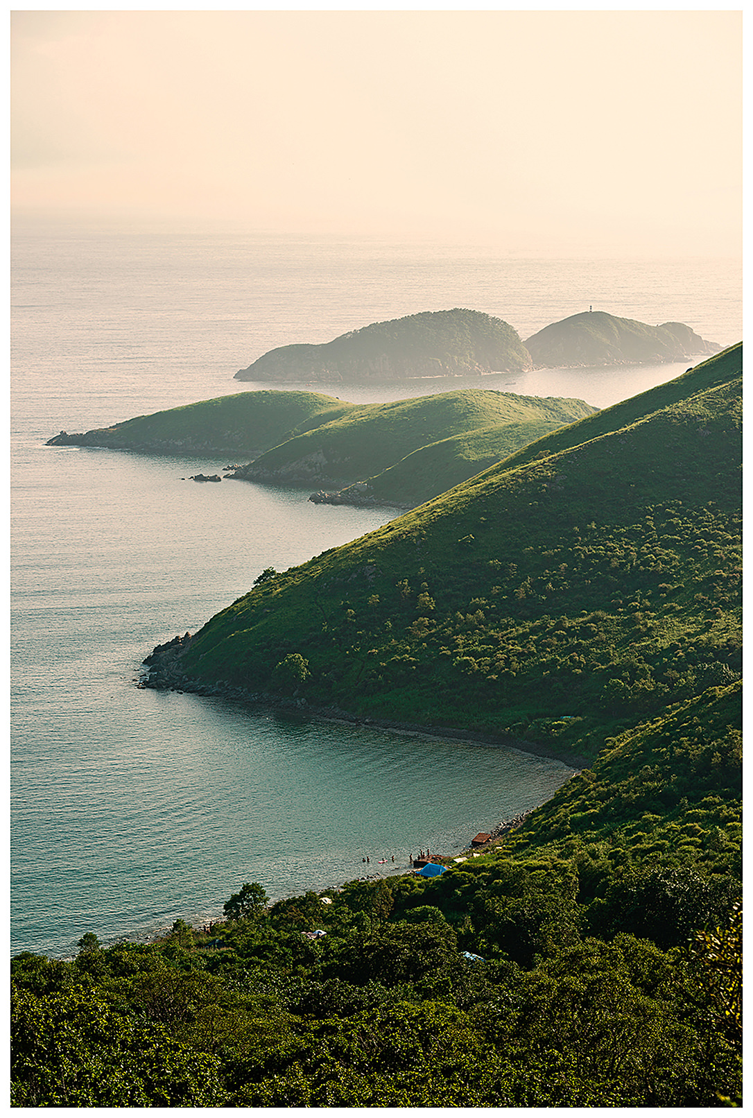 Primorye, Russia. A view of a bay.